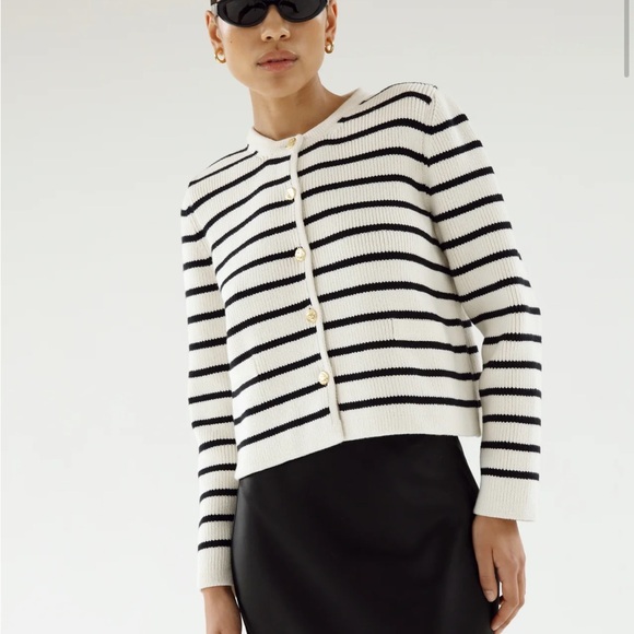Almada The Label Striped Nova Cardigan - Picture 1 of 16